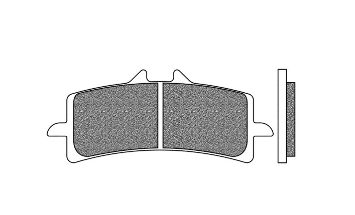 Newfren FD0415R01 Road Race Brake Pads Sintered Brembo M50