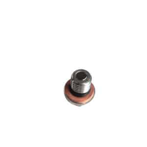 Olie aftap plug met magneet en borg gaatjes M12x1.5 (Ohvale - NSF - KTM)